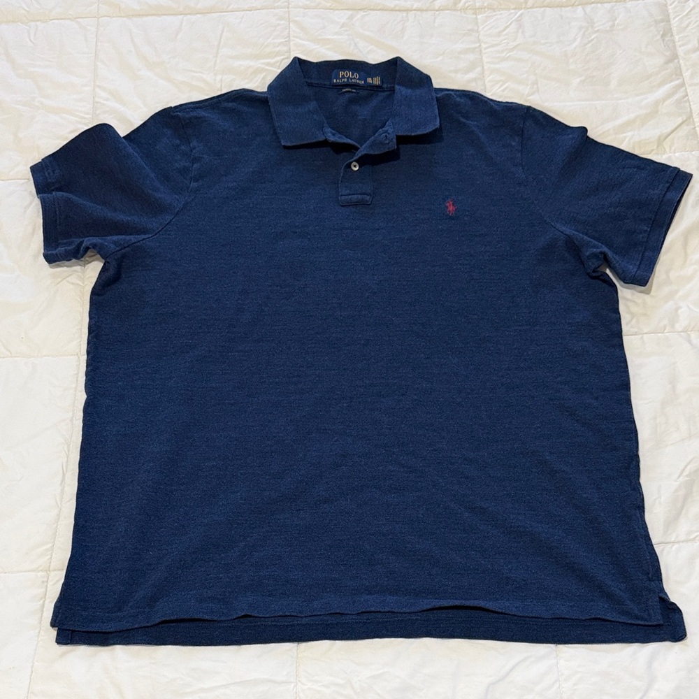 Polo by Ralph Lauren Men's Deep Blue Polo Shirt